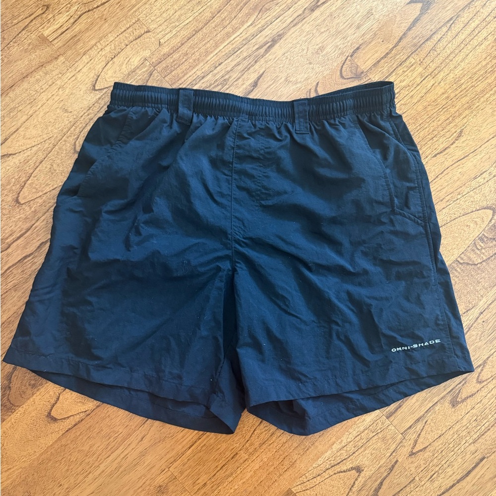 Columbia PFG Backcast III Water Swim Shorts Black Men’s Medium 6” Omni-Shade